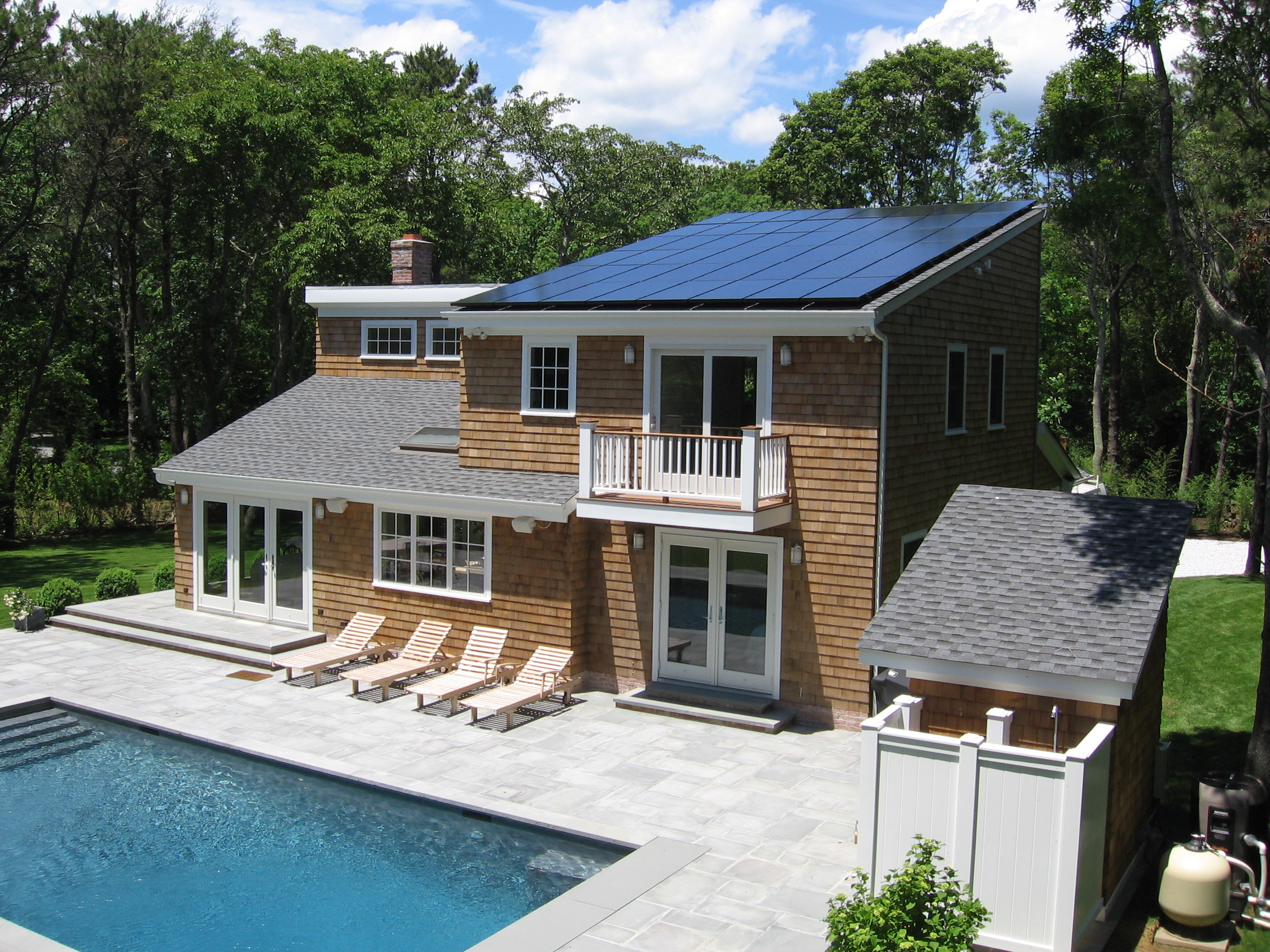 SunPower Panels On A Beach House