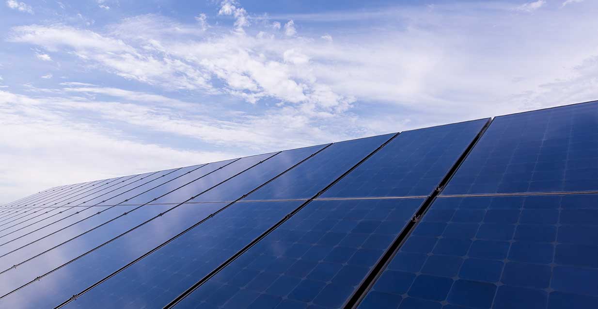 SunPower solar panels under the sky